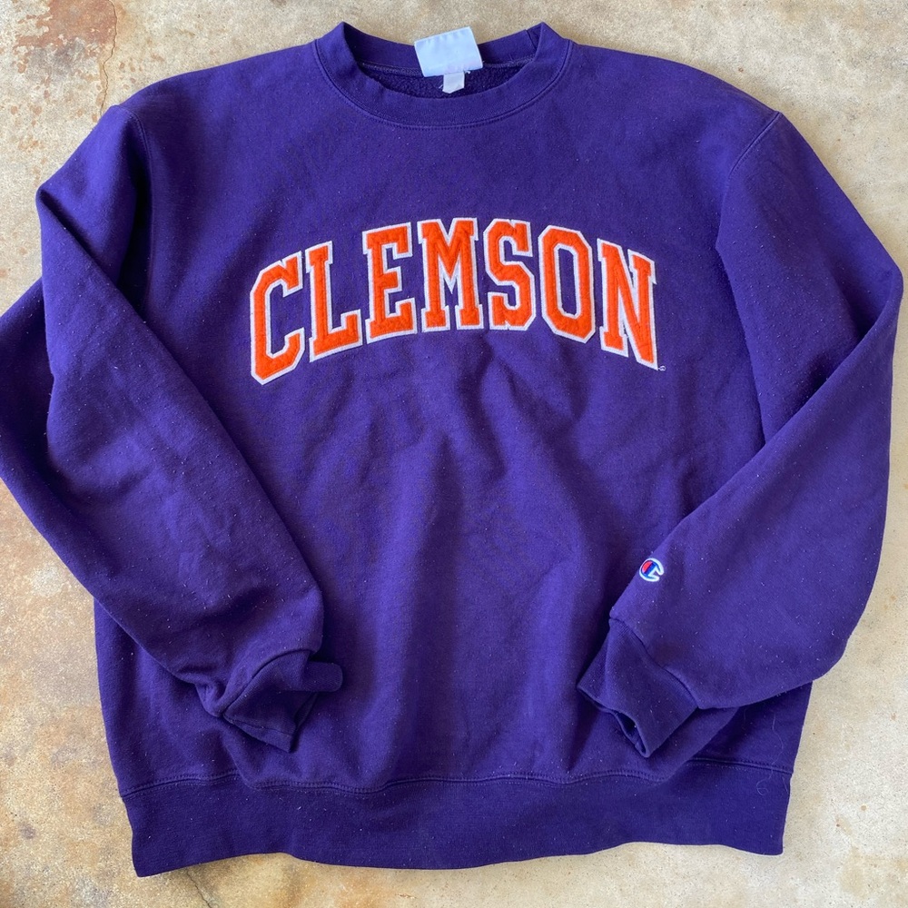 Men’s large Clemson crewneck
